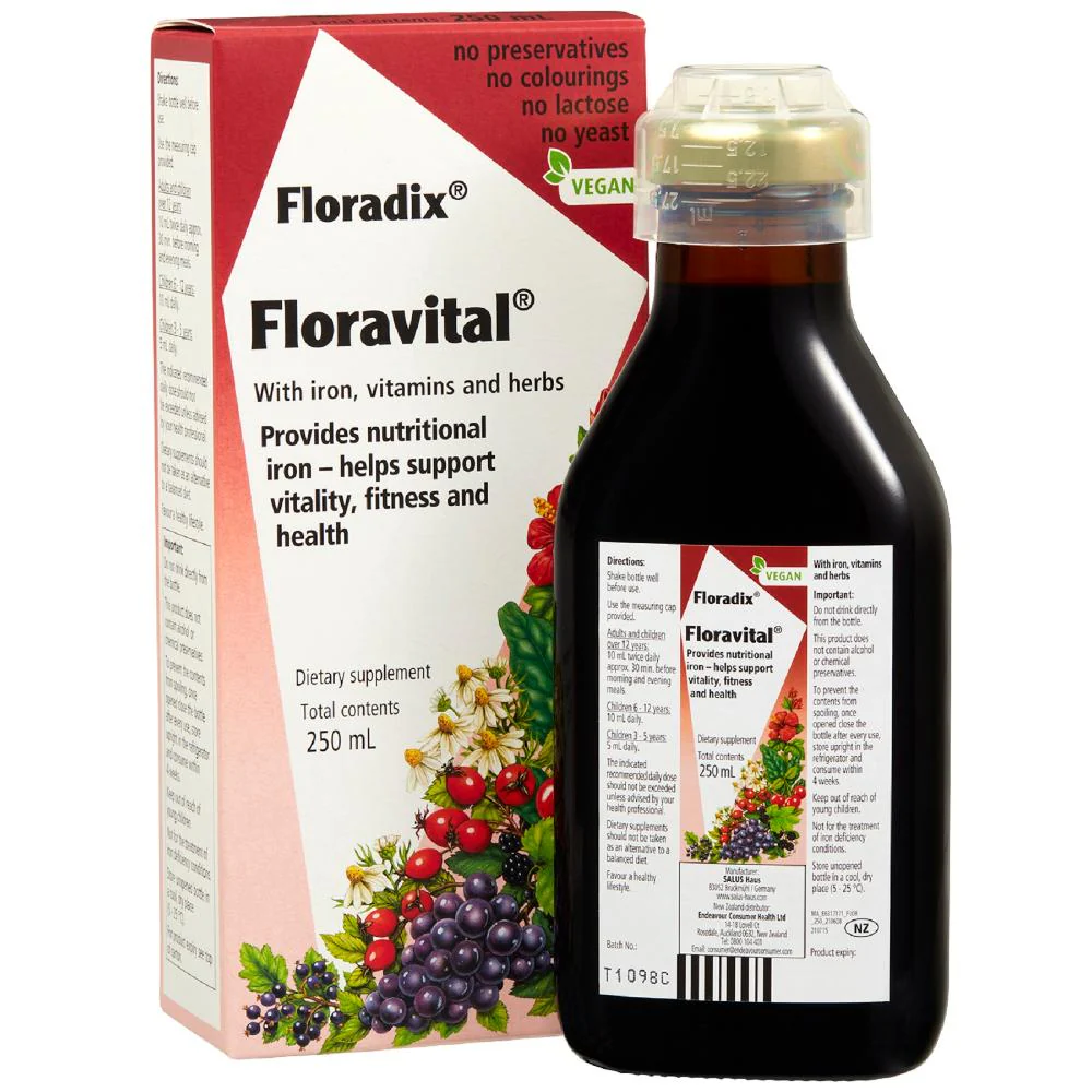 Floradix Floravital Tonic 250ml - Image 2