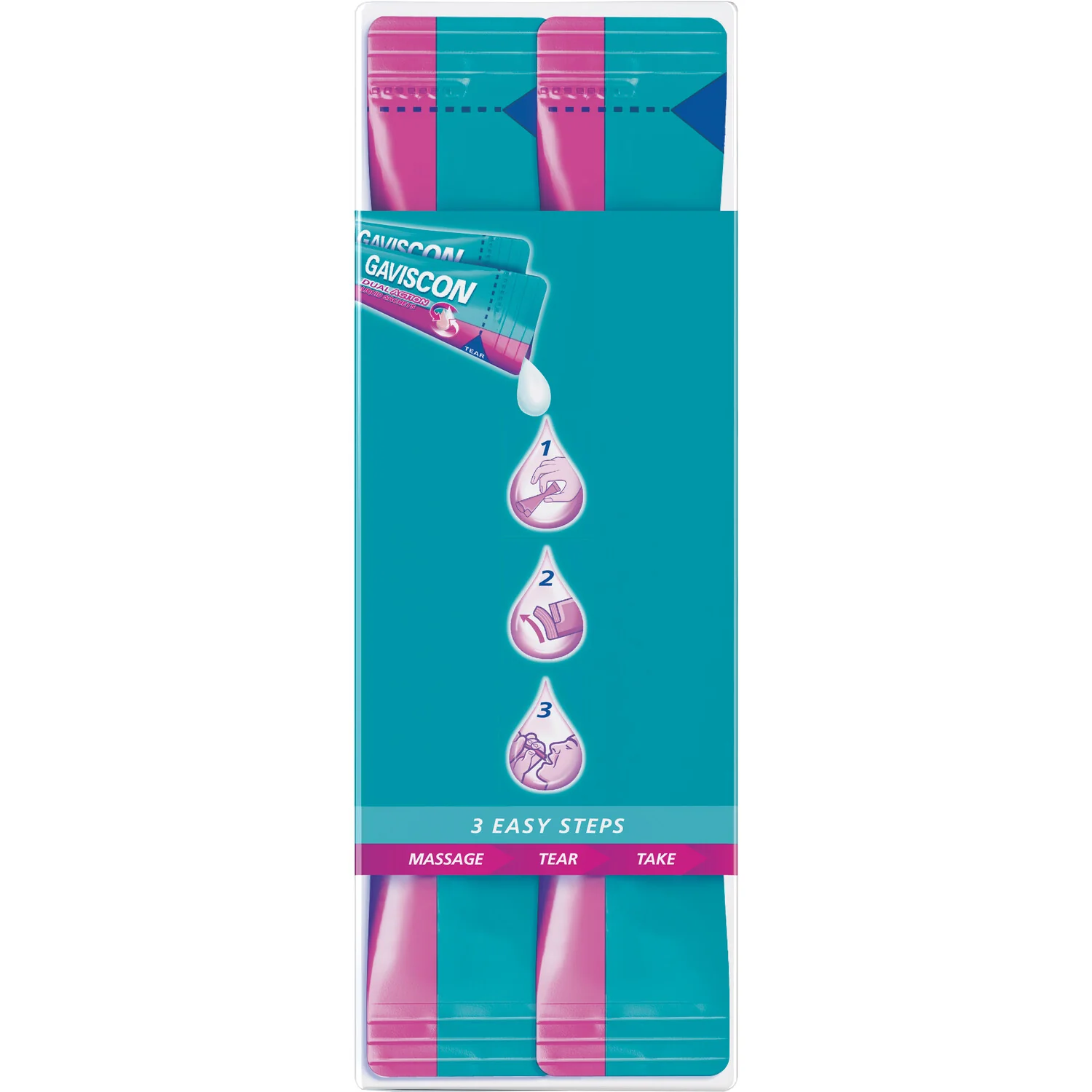 Gaviscon Dual Action Liquid Peppermint Sachet 10ml 24s - Image 6