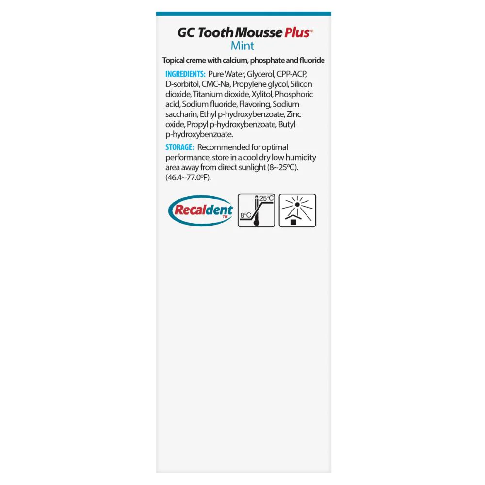 GC Tooth Mousse Plus Mint 40g - Image 7