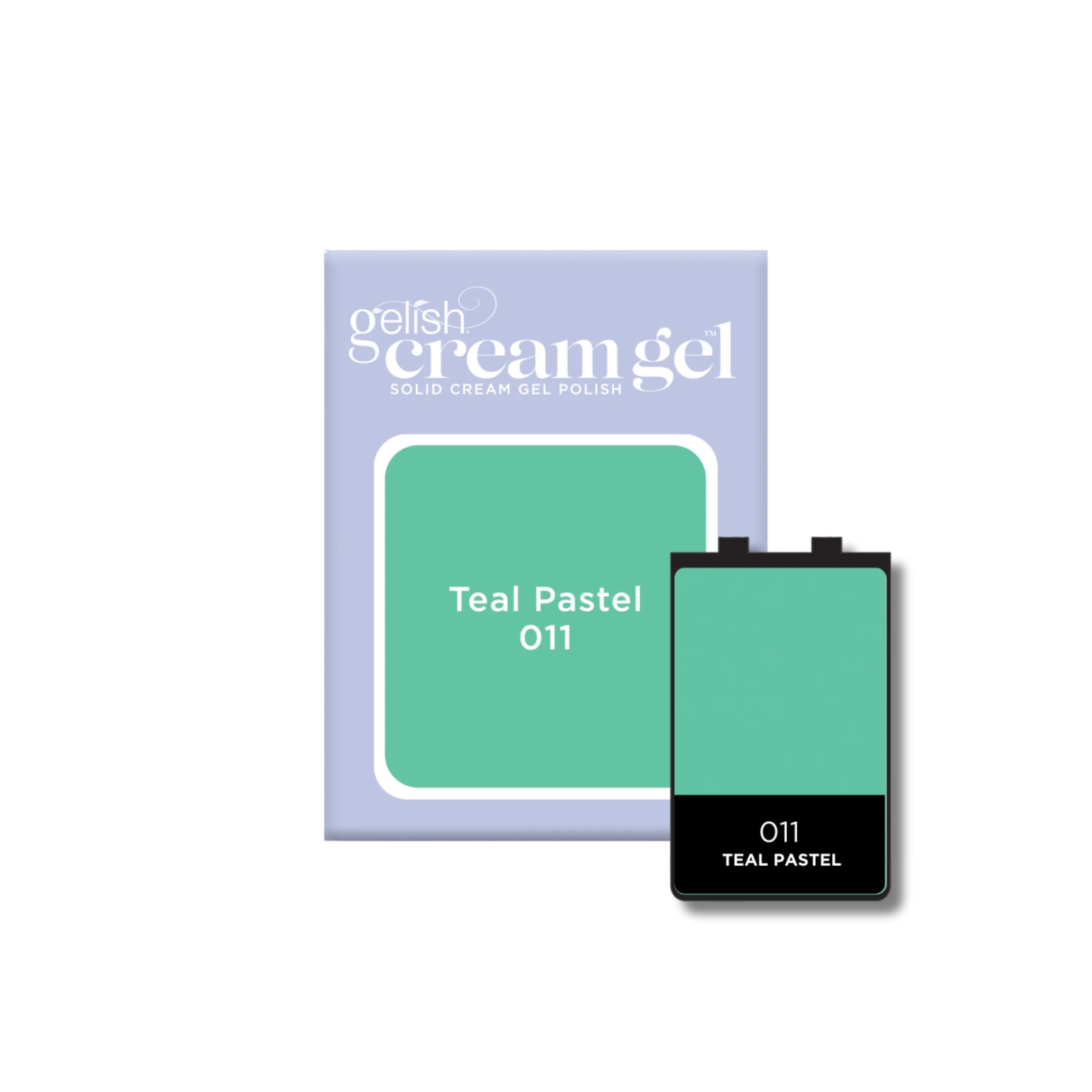 Gelish Cream Gel Individual Pods Teal Pastel 3.7g - Image 4