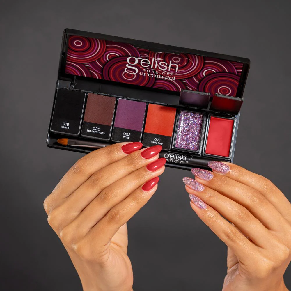 Gelish Cream Gel Solid Cream Gel Polish Getting Reddy 3.7g - Image 10