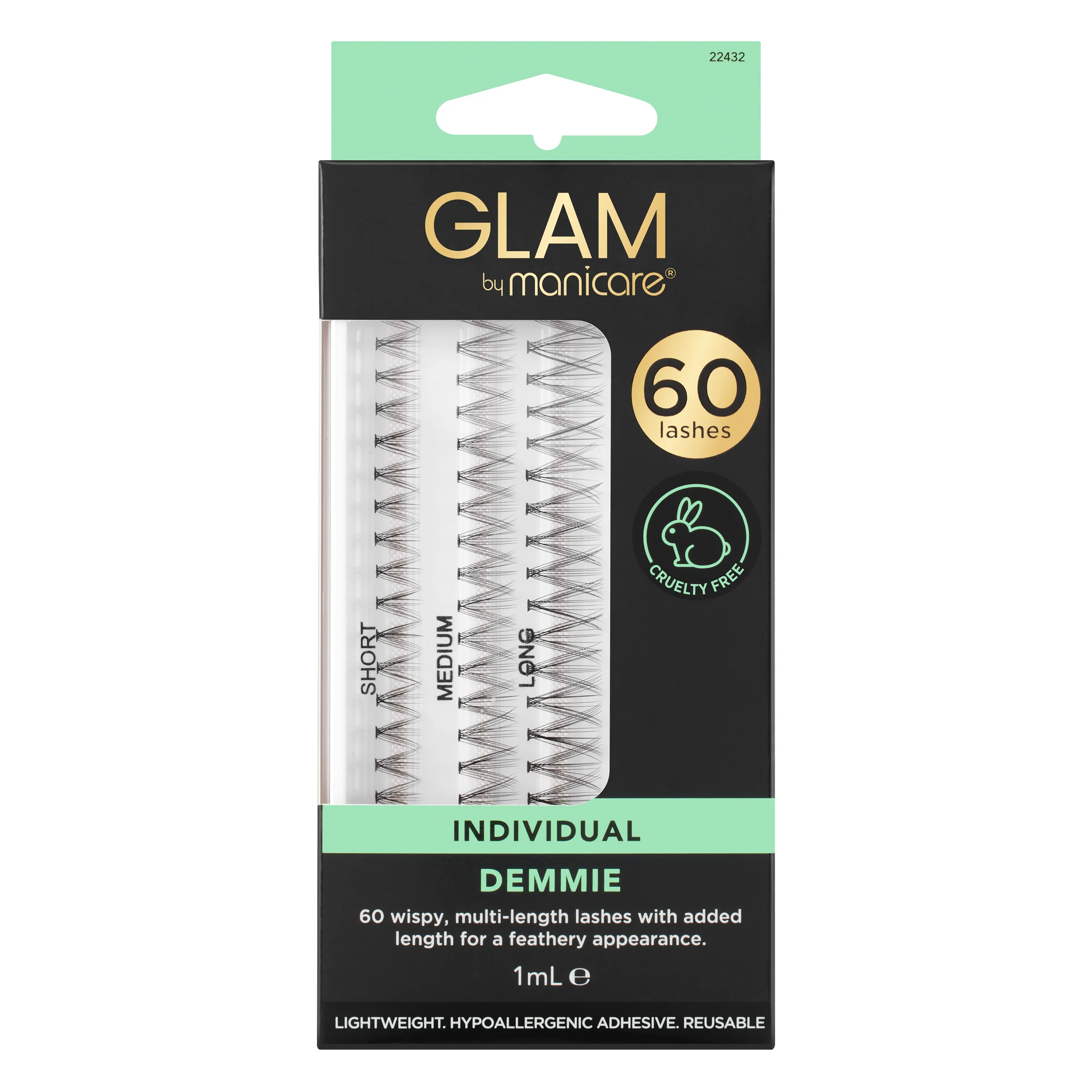 Glam by Manicare Demmie Individual Lashes 1pr