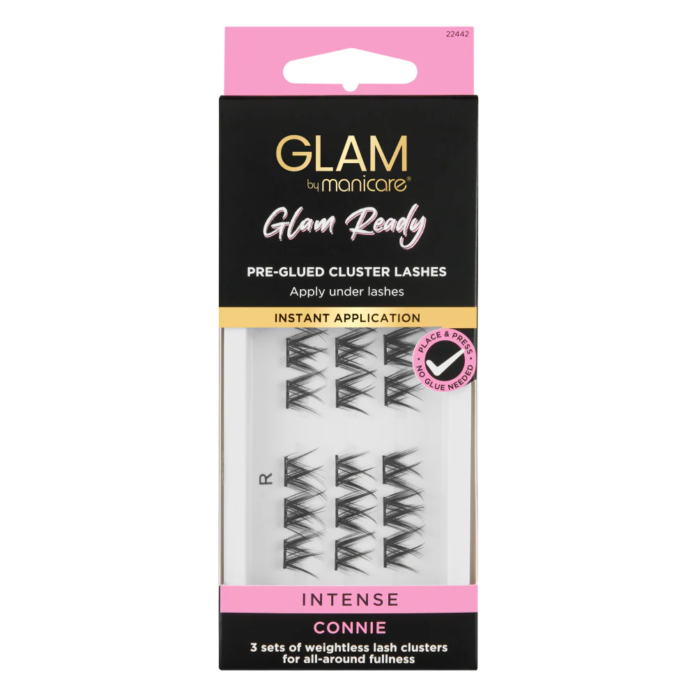 Glam by Manicare Glam Ready Pre-Glued Cluster Lashes Intense - Connie - Image 3