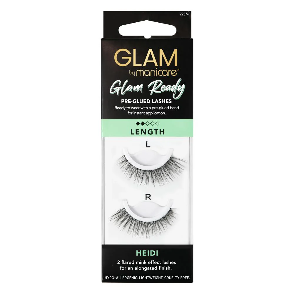 Glam by Manicare Glam Ready Pre-Glued Lashes - Length 78. heidi - Image 3