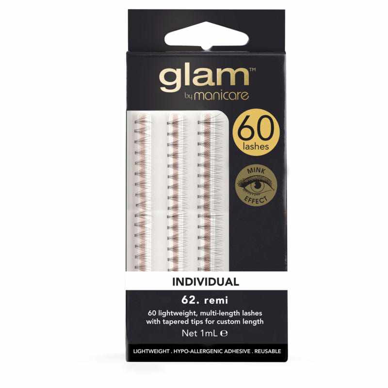 Glam by Manicare Individual Lashes- 62. remi 60s - Image 2