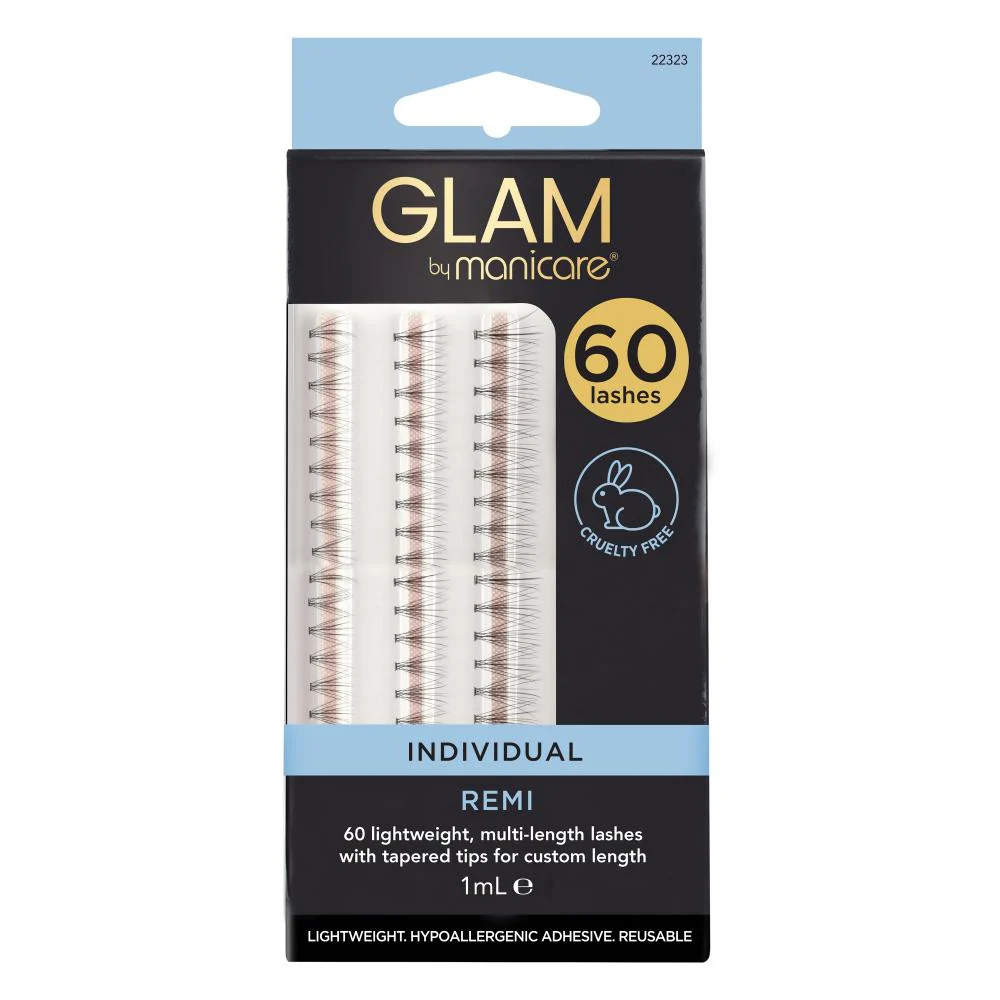 Glam by Manicare Individual Lashes- 62. remi 60s - Image 3