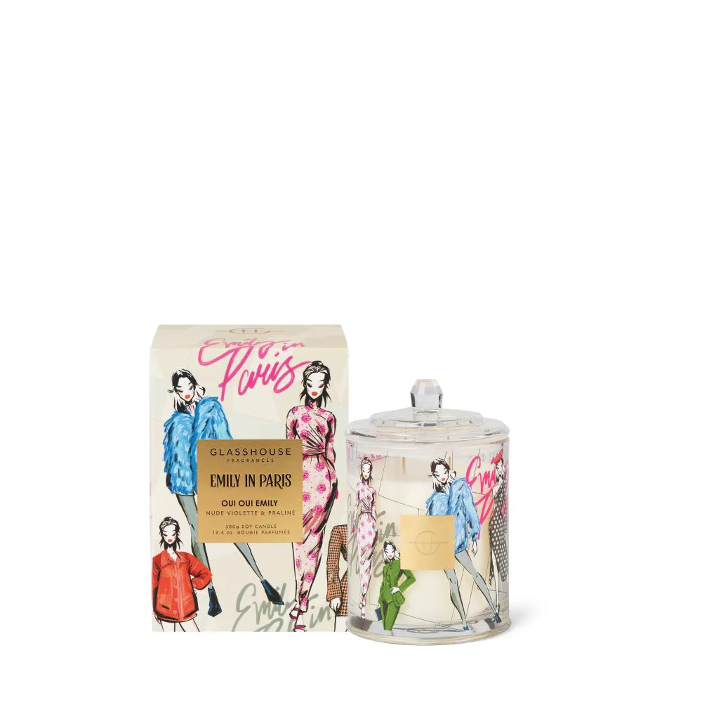 Glasshouse Candle Emily in Paris - Oui Oui Emily 380g - Image 2