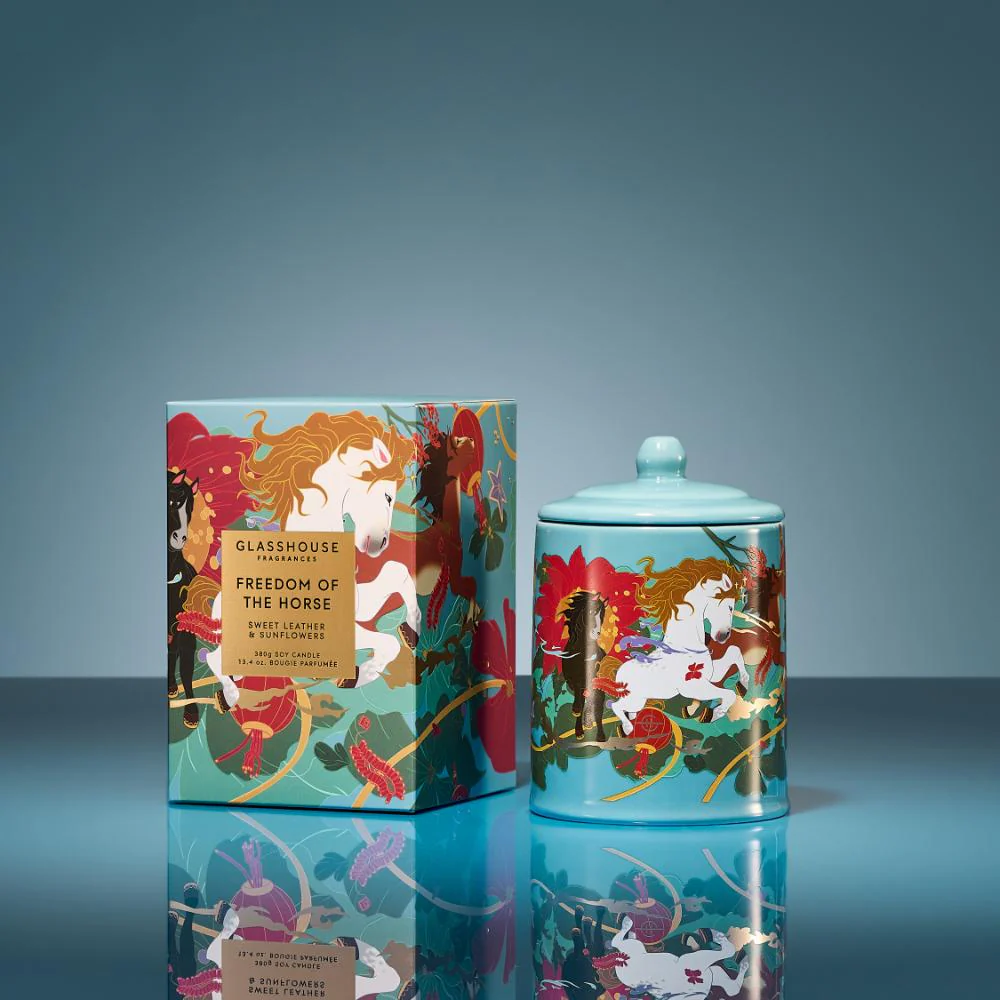 Glasshouse Candle Freedom of the Horse 2026 380g