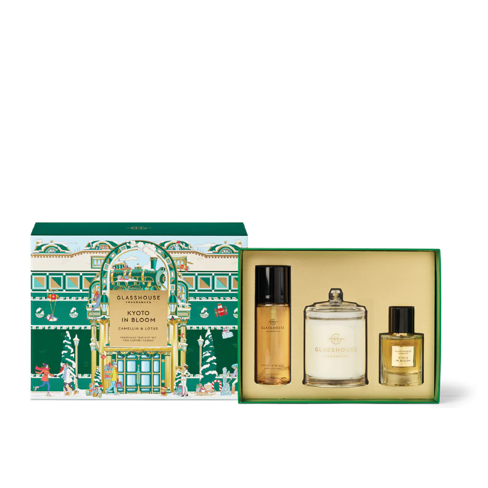 Glasshouse Kyoto in Bloom Fragrance Trio Gift set 3pcs - Image 2