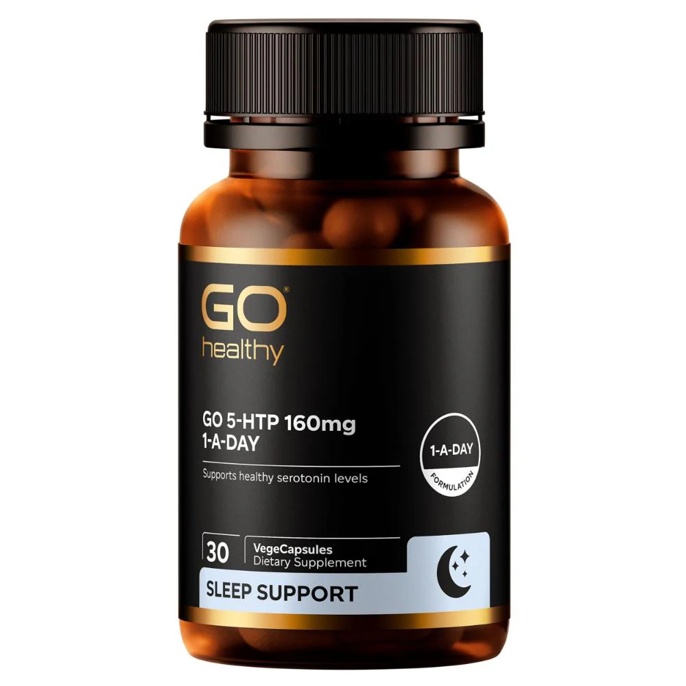 GO Healthy GO 5-HTP 160mg 1-A-Day VegeCapsules 30s - Image 4