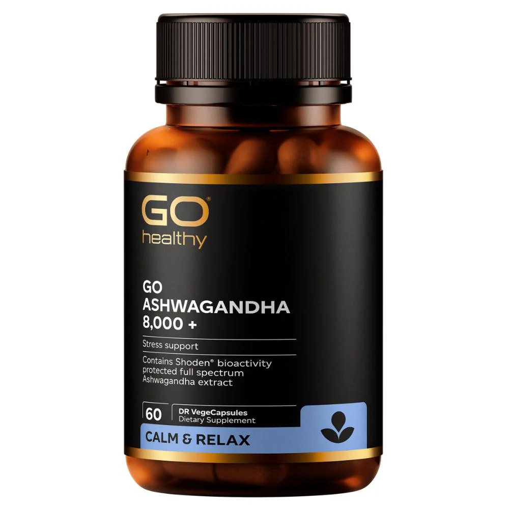 GO Healthy GO Ashwagandha 8000 + VegeCapsules 60s - Image 4