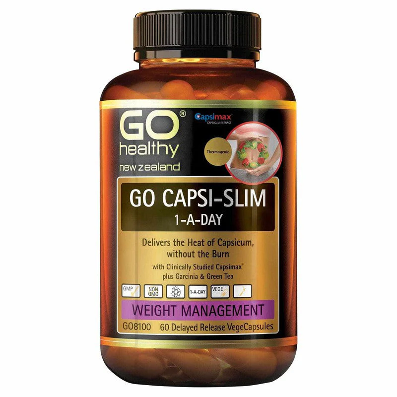 GO Healthy GO Capsi-Slim 1-A-Day VegeCapsules 60s - Image 2