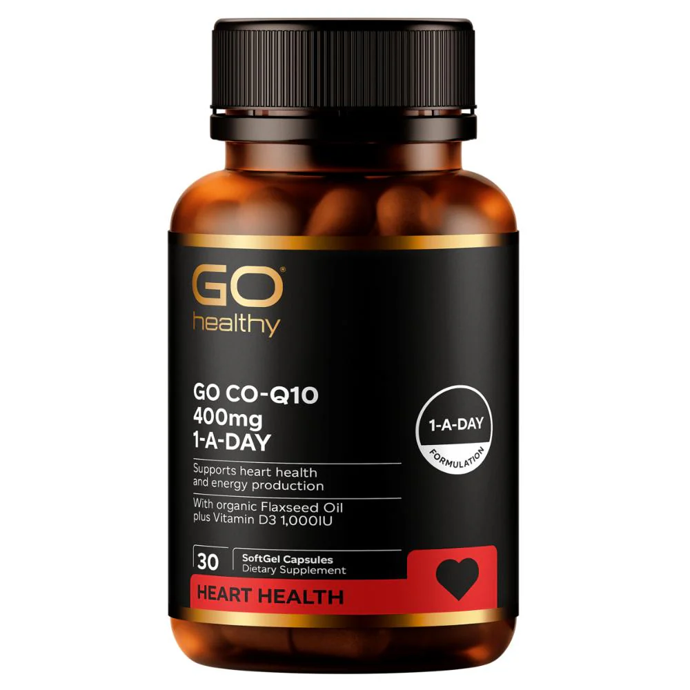 GO Healthy GO CO-Q10 400mg 1-A-Day Capsules 30s - Image 3