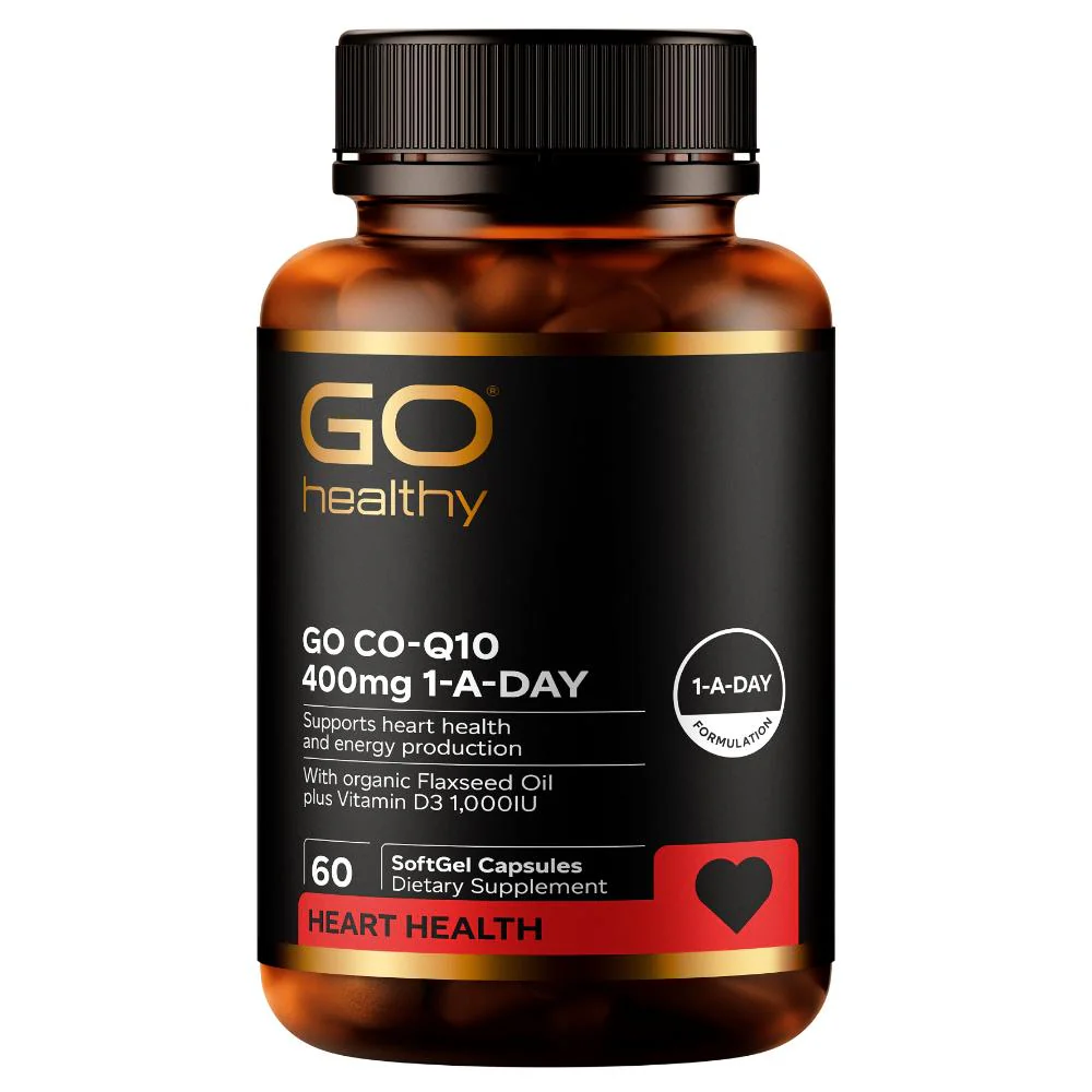 GO Healthy GO CO-Q10 400mg 1-A-Day Capsules 60s