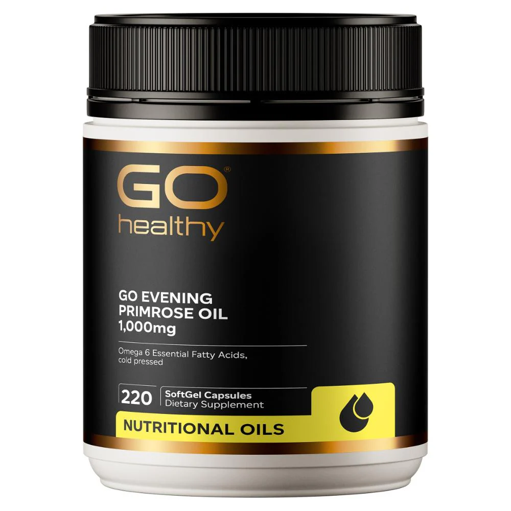 GO Healthy GO Evening Primrose Oil 1000mg Capsules 220s