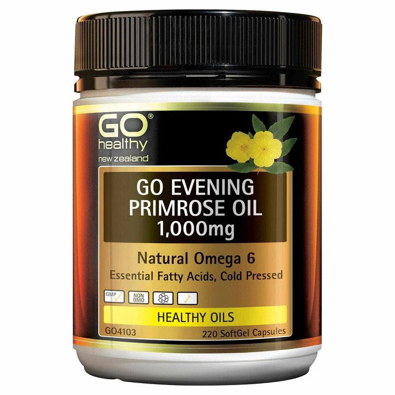 GO Healthy GO Evening Primrose Oil 1000mg Capsules 220s - Image 2