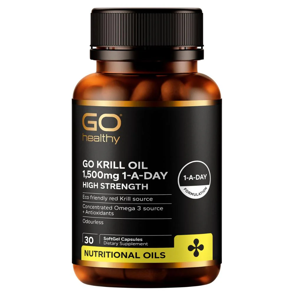 GO Healthy GO Krill Oil 1500mg Capsules 30s - Image 3