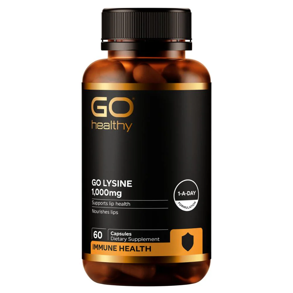 GO Healthy GO Lysine 1-A-Day 1,000mg Capsules 60s - Image 3