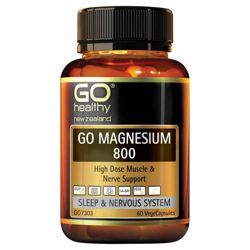 GO Healthy GO Magnesium 800 VegeCapsules 60s - Image 2