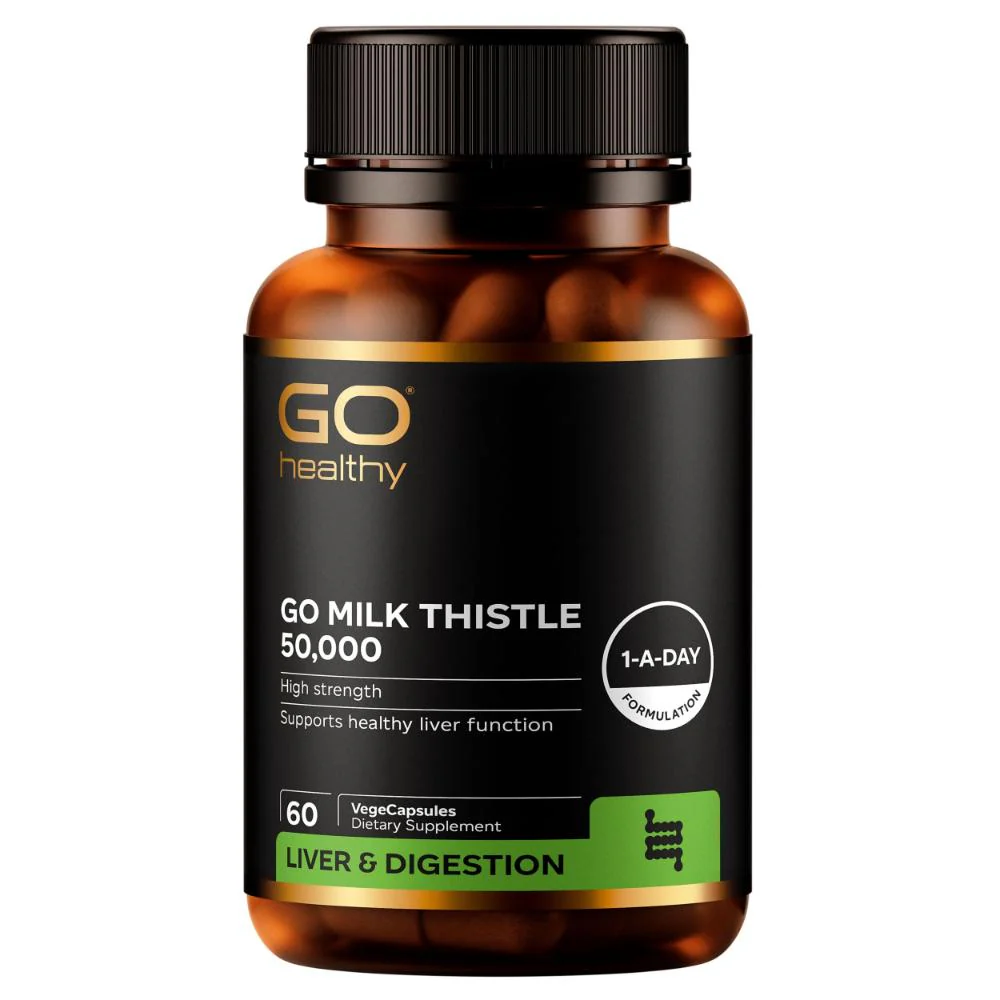 GO Healthy GO Milk Thistle 50,000 VegeCapsules 60s - Image 3