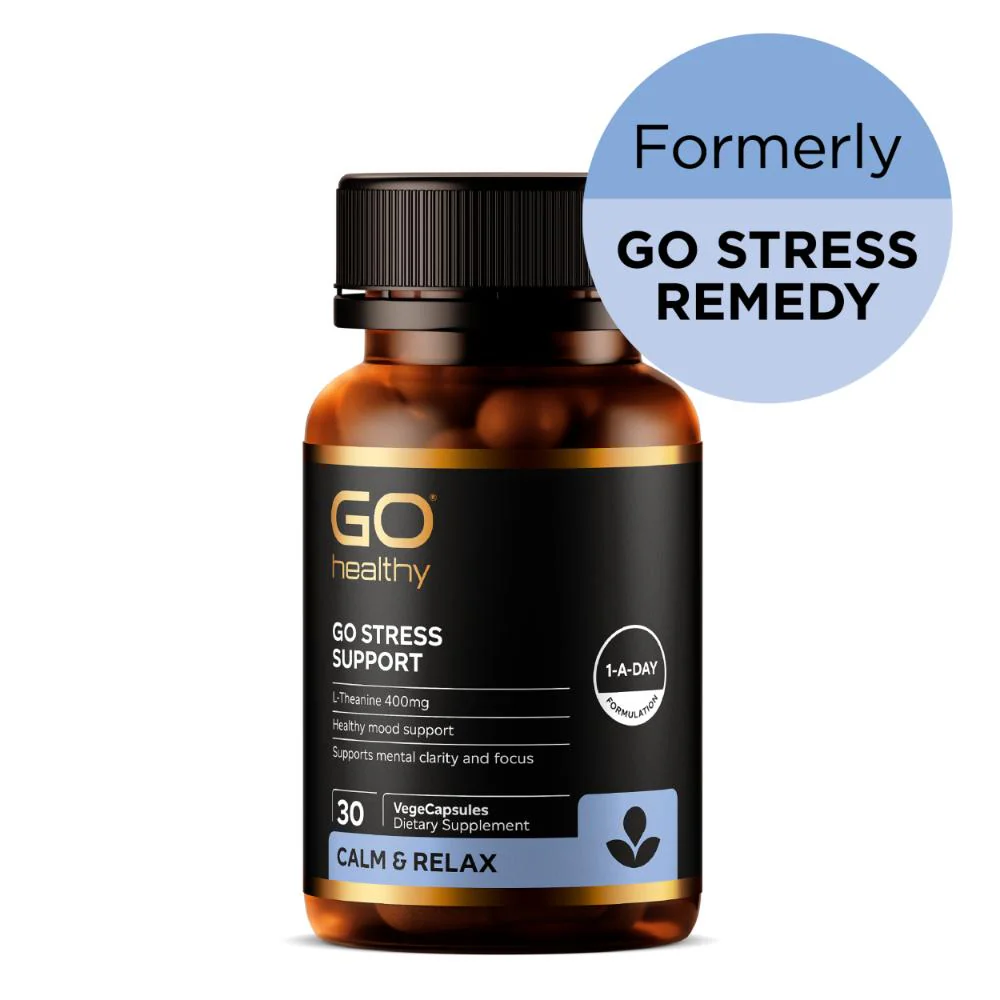 GO Healthy GO Stress Remedy VegeCapsules 30s - Image 2