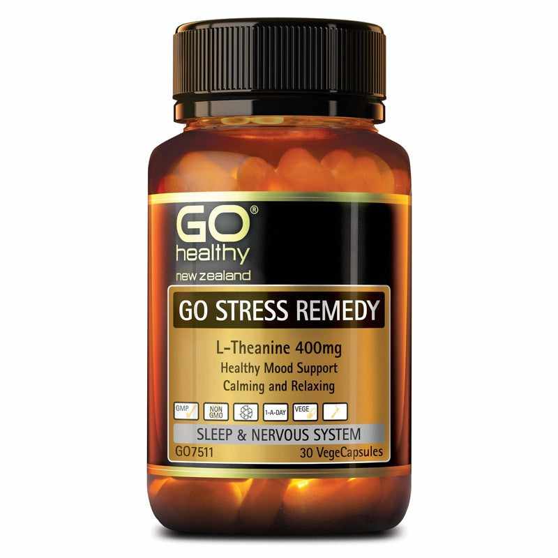 GO Healthy GO Stress Remedy VegeCapsules 30s - Image 3