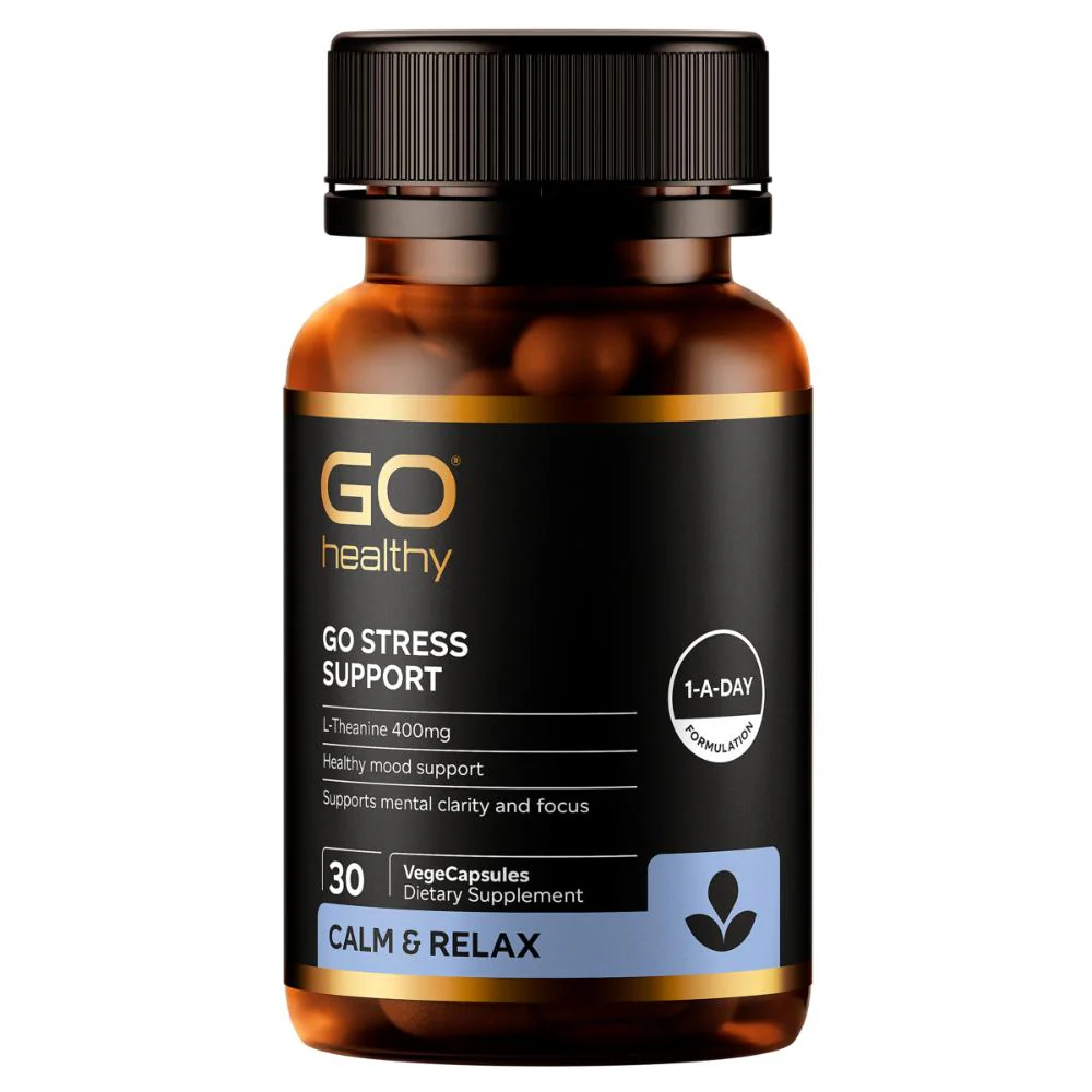 GO Healthy GO Stress Remedy VegeCapsules 30s - Image 4