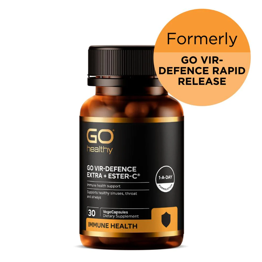GO Healthy GO Vir-Defence Extra + Ester-C Vege Capsules 30s - Image 3