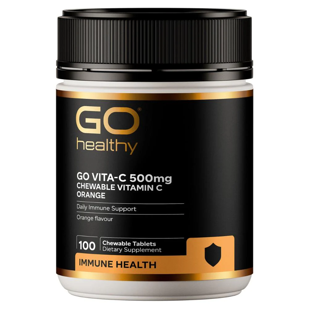 GO Healthy GO Vita-C 500mg Orange Chewable Tablets 100s
