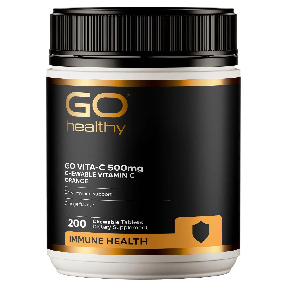 GO Healthy GO Vita-C 500mg Orange Chewable Tablets 200s - Image 3