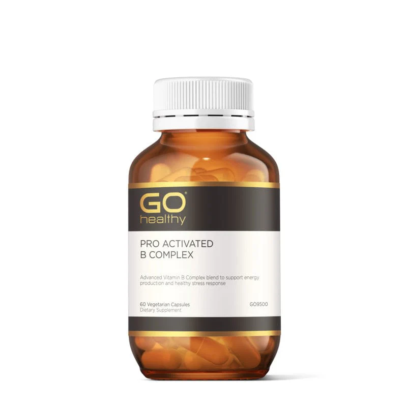 GO Healthy PRO Activated B Complex VegeCapsules 60s - Image 2