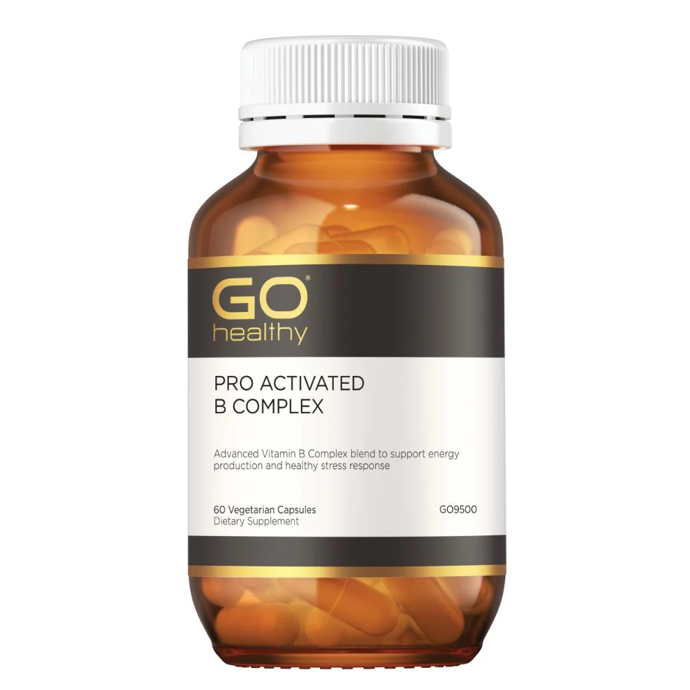GO Healthy PRO Activated B Complex VegeCapsules 60s - Image 4