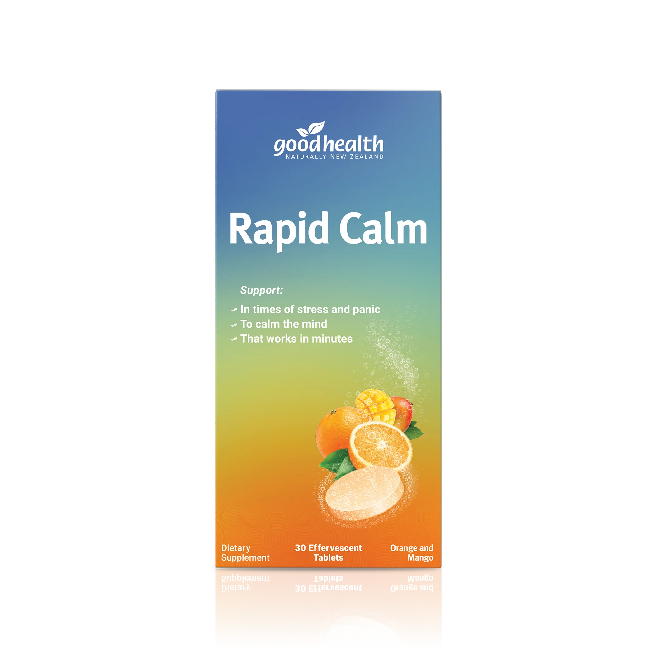 Good Health Rapid Calm Orange & Mango Tablets 30s - Image 2