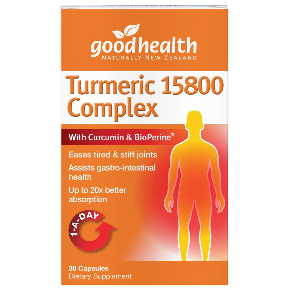 Good Health Turmeric 15800 Complex Capsules 30s - Image 4