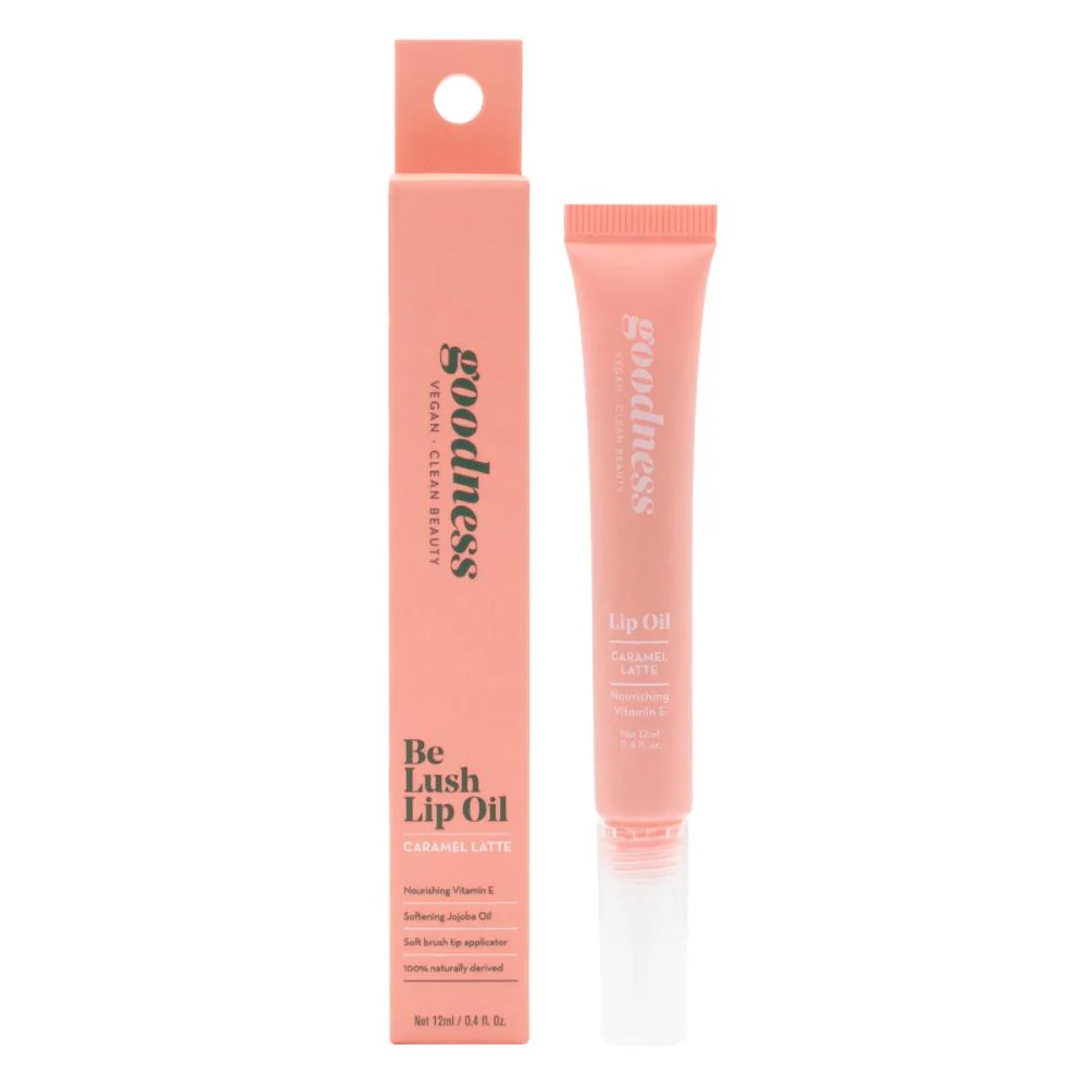 Goodness Be Lush Lip Oil Caramel Latte 12ml
