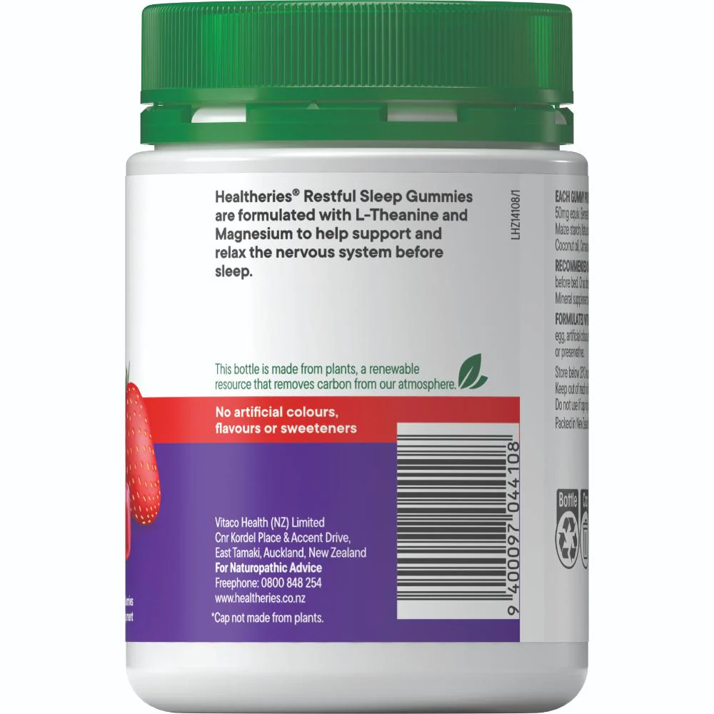 Healtheries Restful Sleep Gummies High Strength (Berry Flavour) 50s - Image 3