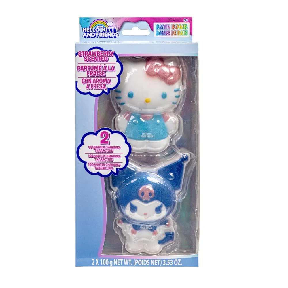Hello Kitty Painted Bath Bombs 3+ 2pk - Image 2