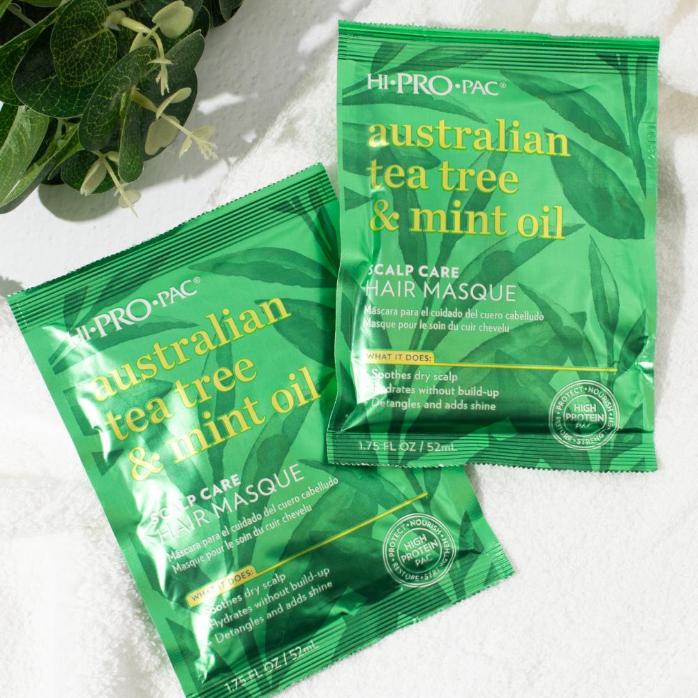 HI PRO PAC Tea Tree & Mint Hair Treatment 52ml - Image 3