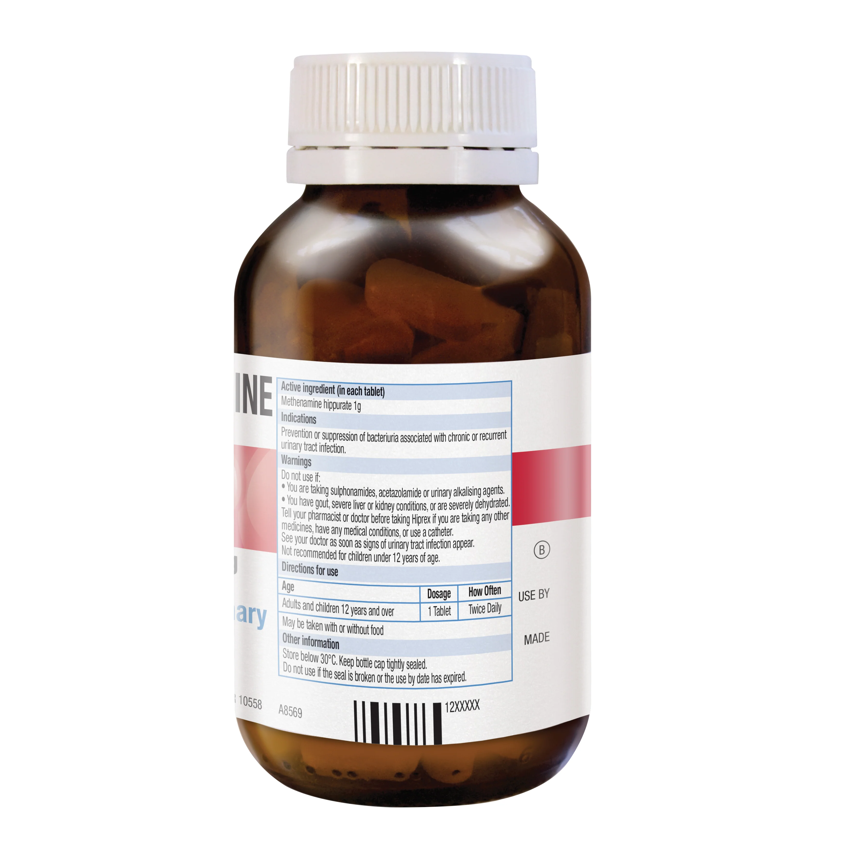Hiprex 1g Tablets 100s (PHARMACIST ONLY MEDICINE) - Image 4