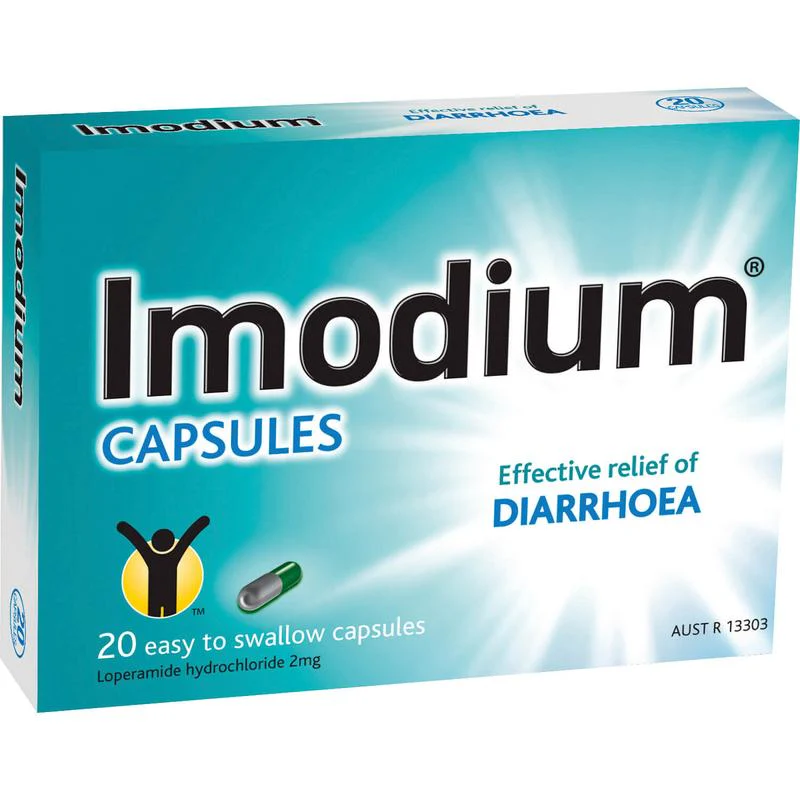 Imodium 2mg Capsules 20s - Image 2