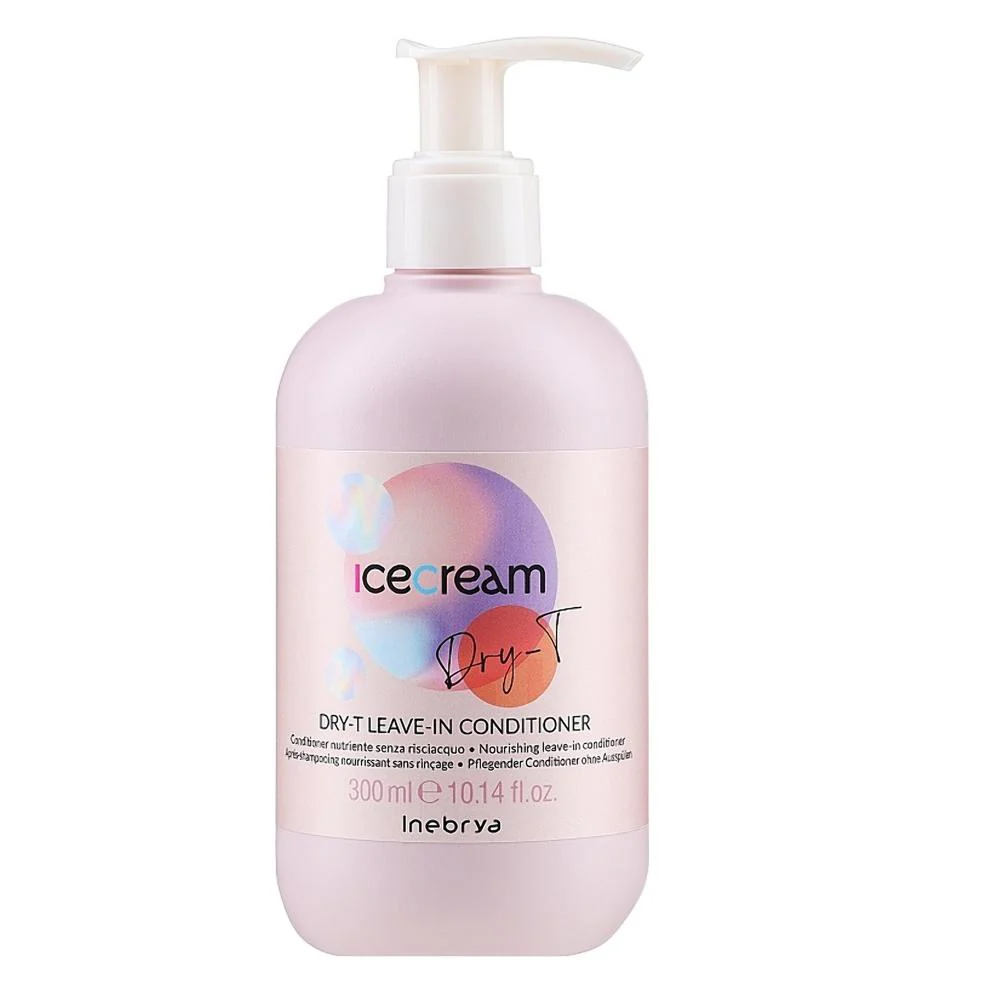 Inebrya Ice Cream Dry-T Nourishing Leave-In Conditioner 300ml - Image 2