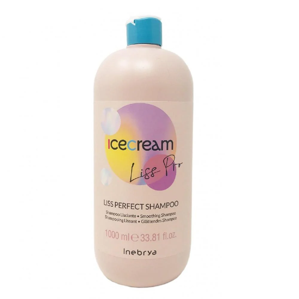 Inebrya Ice Cream Liss Perfect Smoothing Shampoo 1000ml