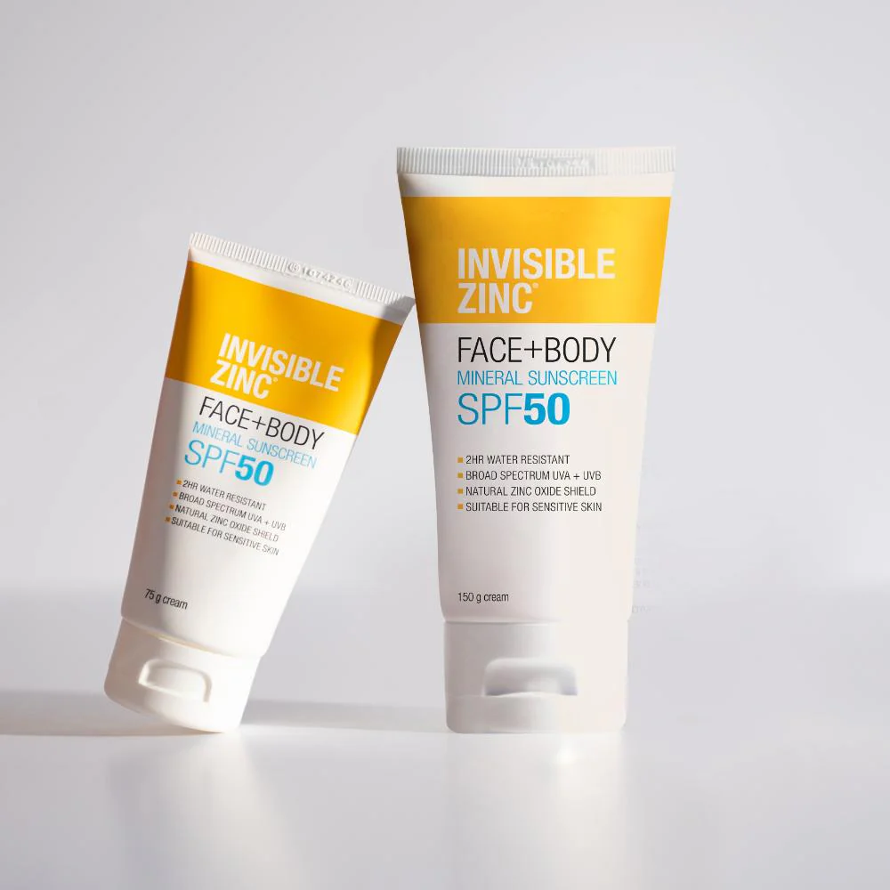 Invisible Zinc Face and Body 2hr Water Resistant SPF50 150g - Image 4
