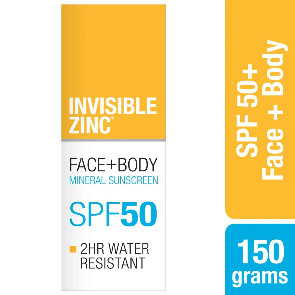 Invisible Zinc Face and Body 2hr Water Resistant SPF50 150g - Image 7
