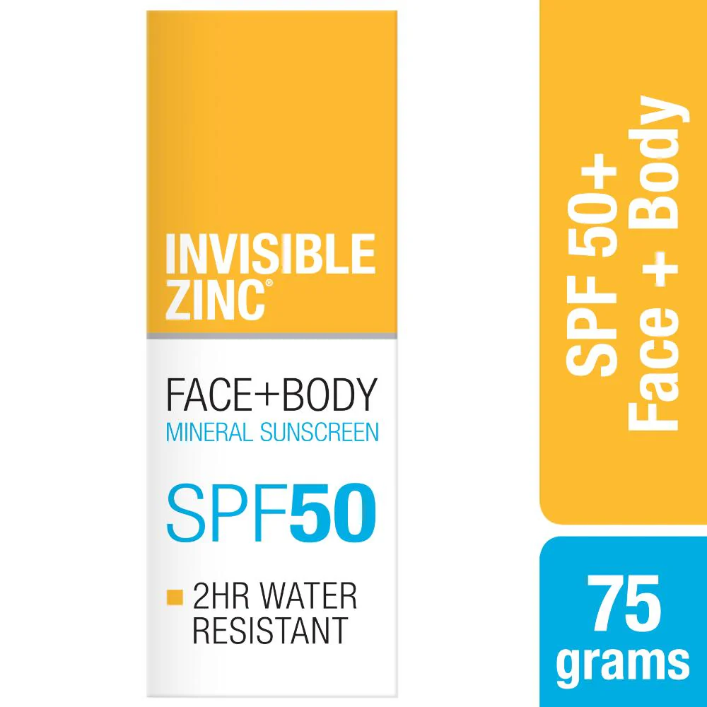 Invisible Zinc Face and Body 2hr Water Resistant SPF50 75g - Image 6