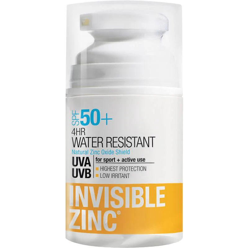 Invisible Zinc Sport 4hr Water Resistant SPF50+ 50ml