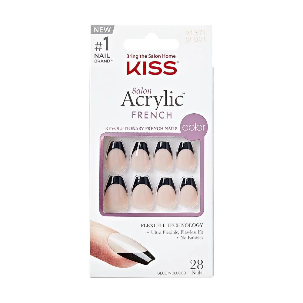 Kiss Salon Acrylic French Colour Flamed
