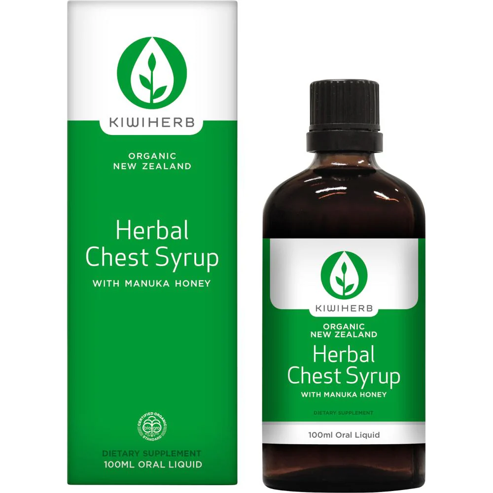 Kiwiherb Organic Chest Syrup 100ml