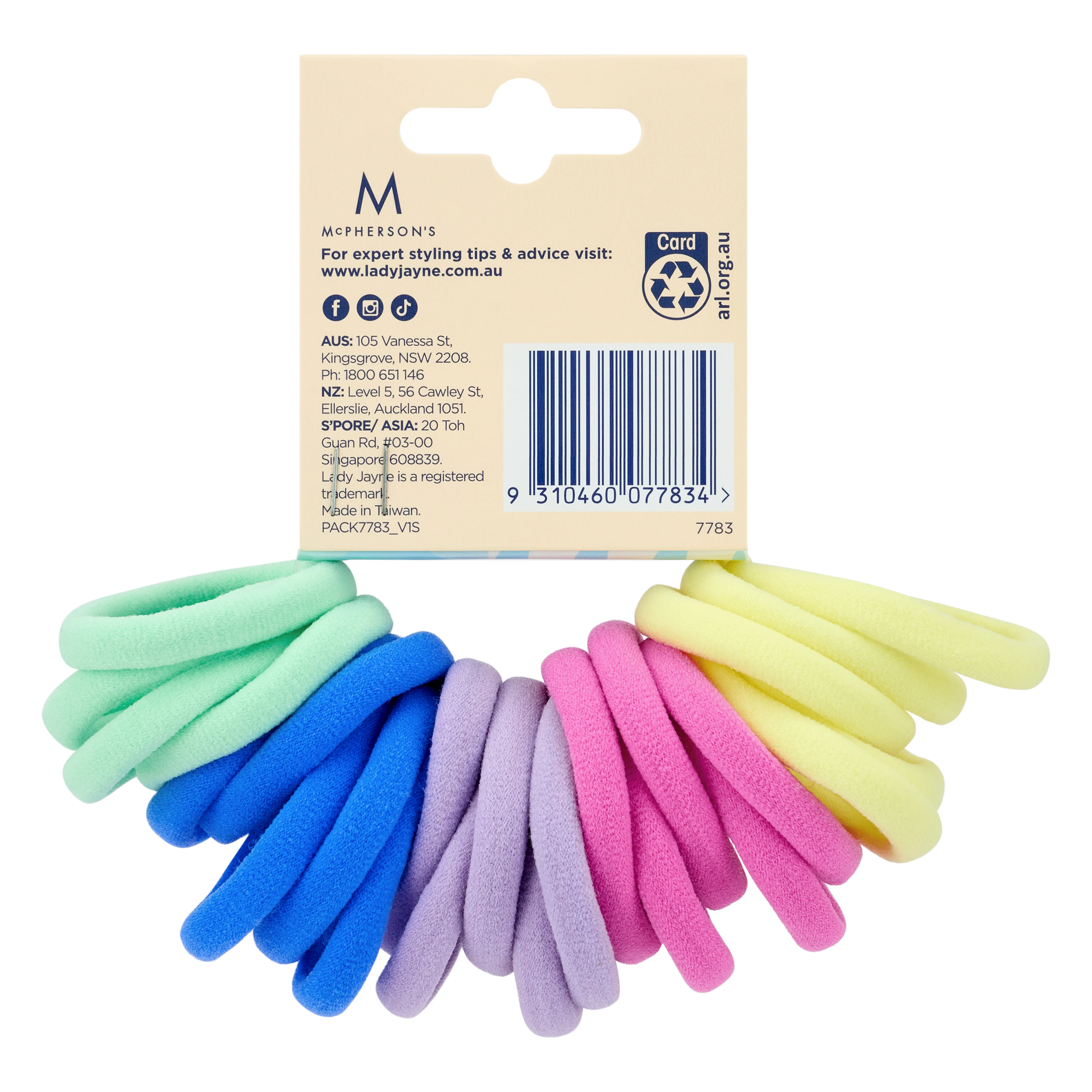 Lady Jayne Knitted Ponytailers Softies Pastels 24s - Image 5