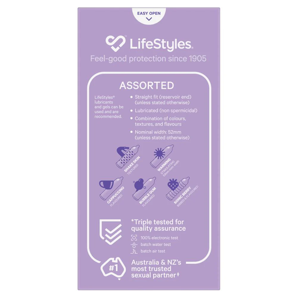 Lifestyles Assorted Condoms 20pk - Image 5